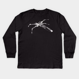 X Wing Fighter Kids Long Sleeve T-Shirt